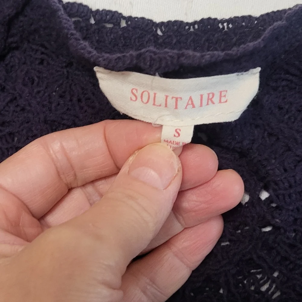 Solitaire elegant crochet